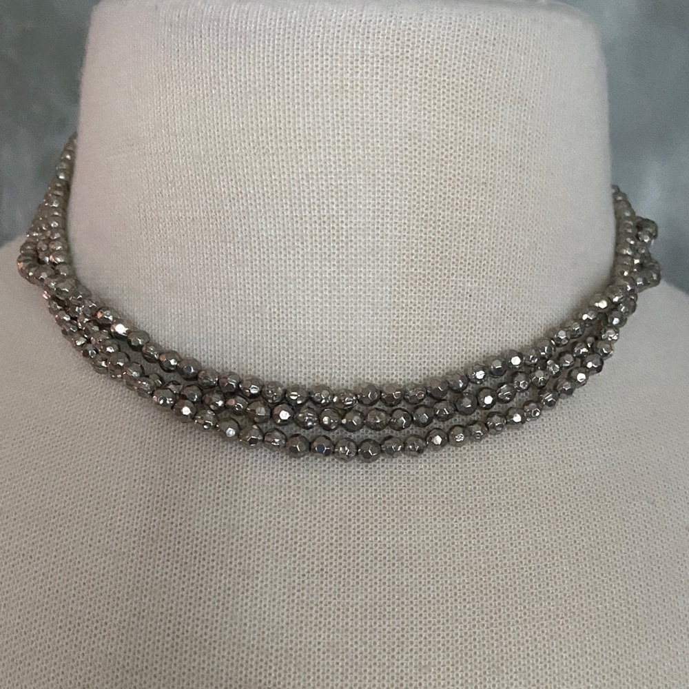 Cookie Lee Silver Multi-Strand Necklace